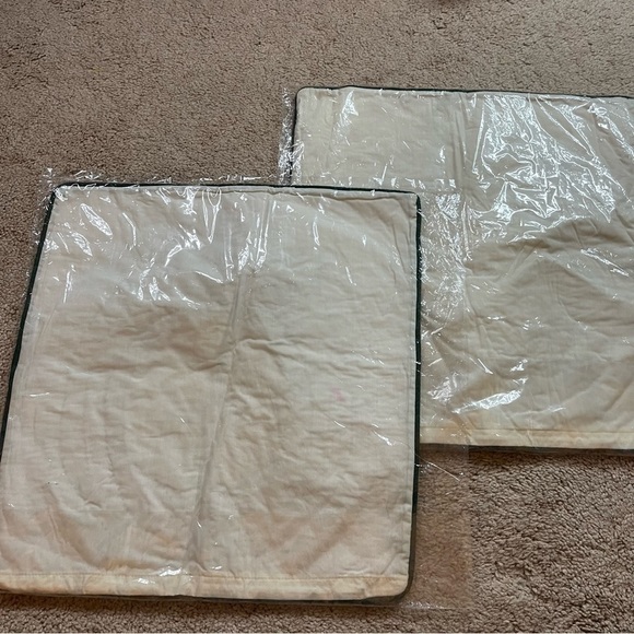 Set of 2 new Pineapple quilted pillow case covers - Picture 3 of 5